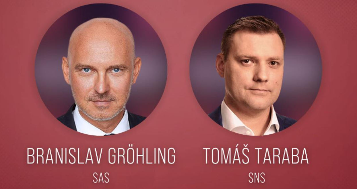 V dueli sa stretne liberál s národiarom: Aké otázky dostali Branislav Gröhling a Tomáš Taraba?