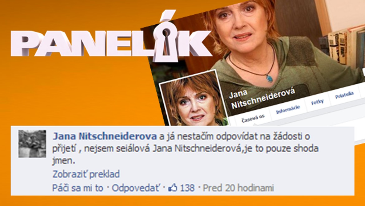 Menovkyňa pani Janky Nitschneiderovej sa ozvala na Facebooku: Ľudia nebláznite!