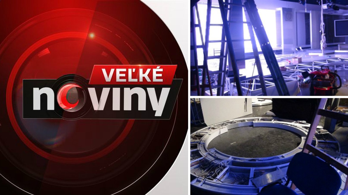 Spravodajské štúdio v troskách! Prichádza zmena!