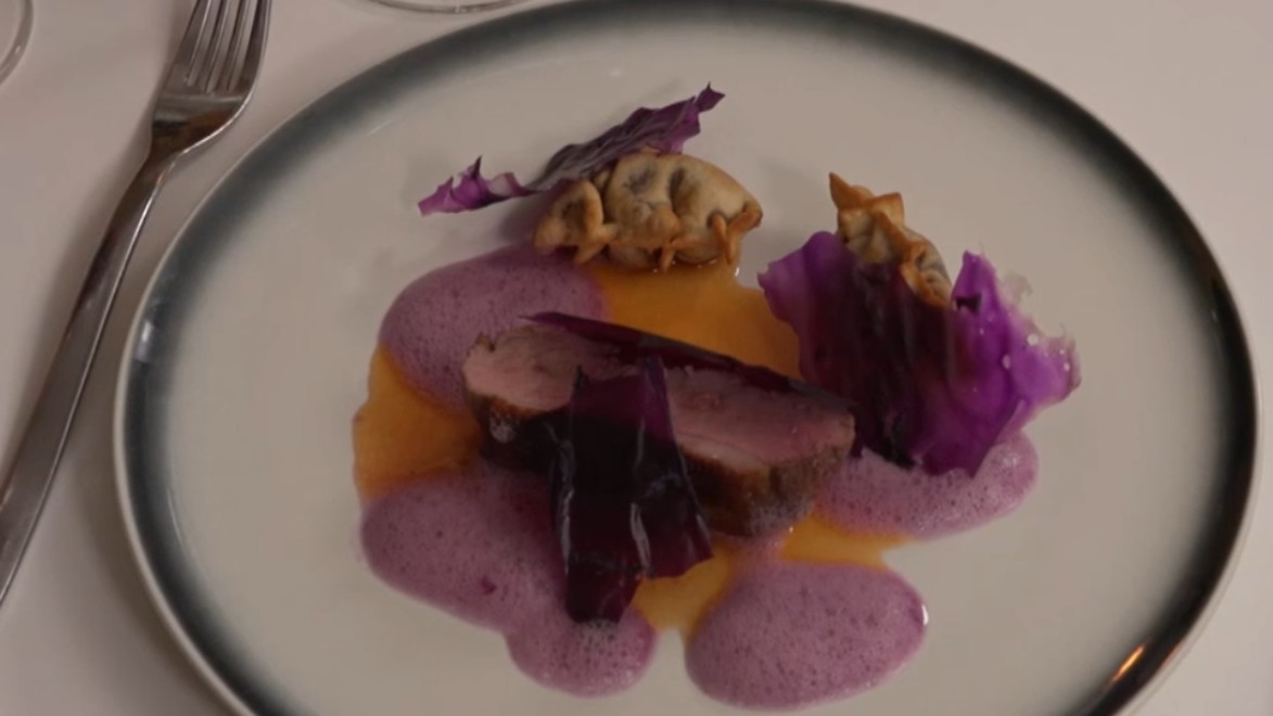 Hlavné jedlo: Kačka