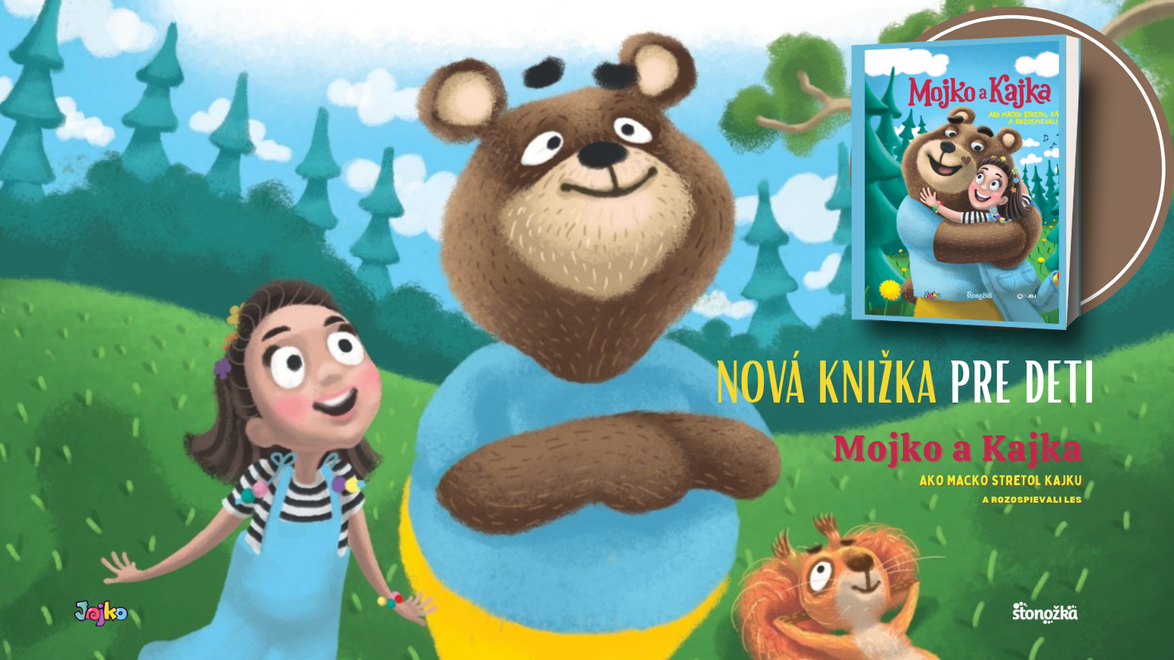 Nová kniha pre deti Mojko a Kajka z pera obľúbenej spisovateľky je tu!